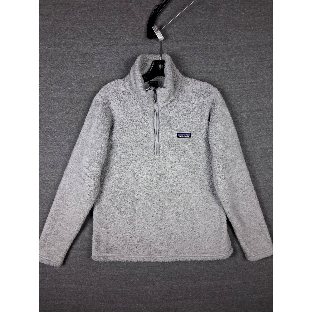 Patagonia Womens Sweater Large 1/4 Zip‎ Plush Pile Fleece VTG Gorp Hiking